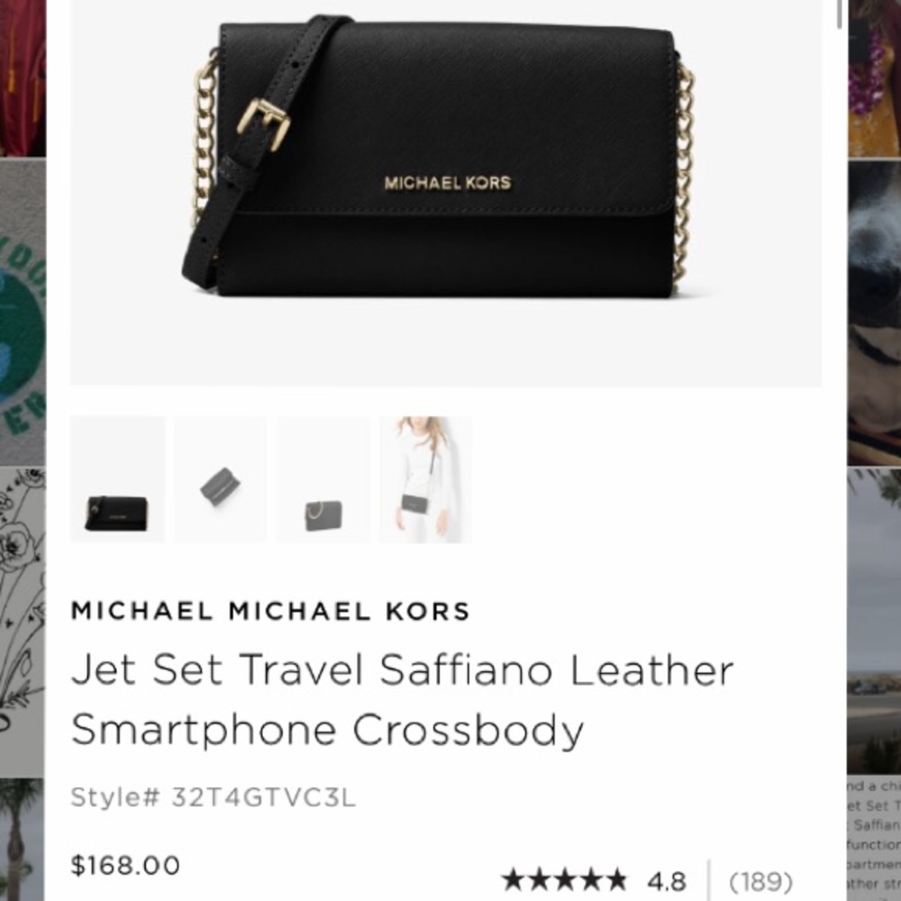 Michael Kors Jet Set smartphone crossbody